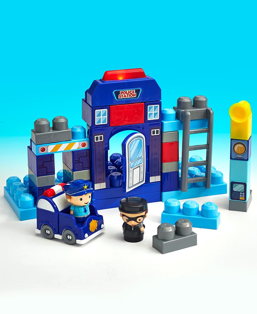 Police or Fire Station Block Set