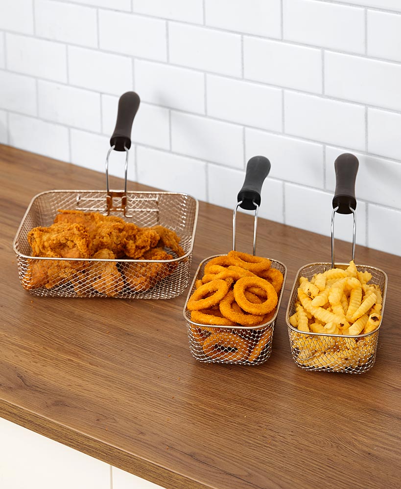 4-Qt. Triple Basket Deep Fryer