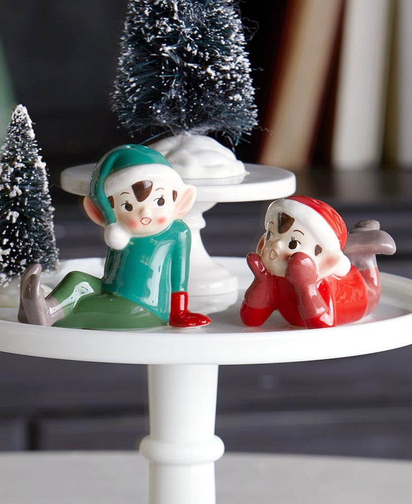 Vintage-Look Holiday Salt and Pepper Sets