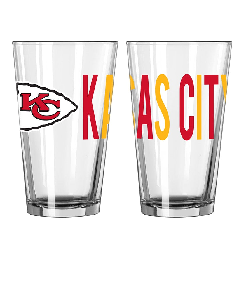 16-Oz. NFL Overtime Pint Glasses