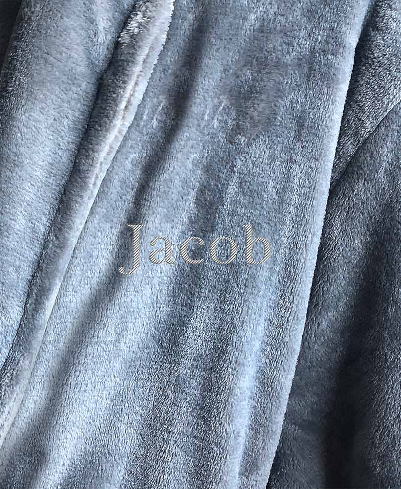 Personalized Microfleece Robe