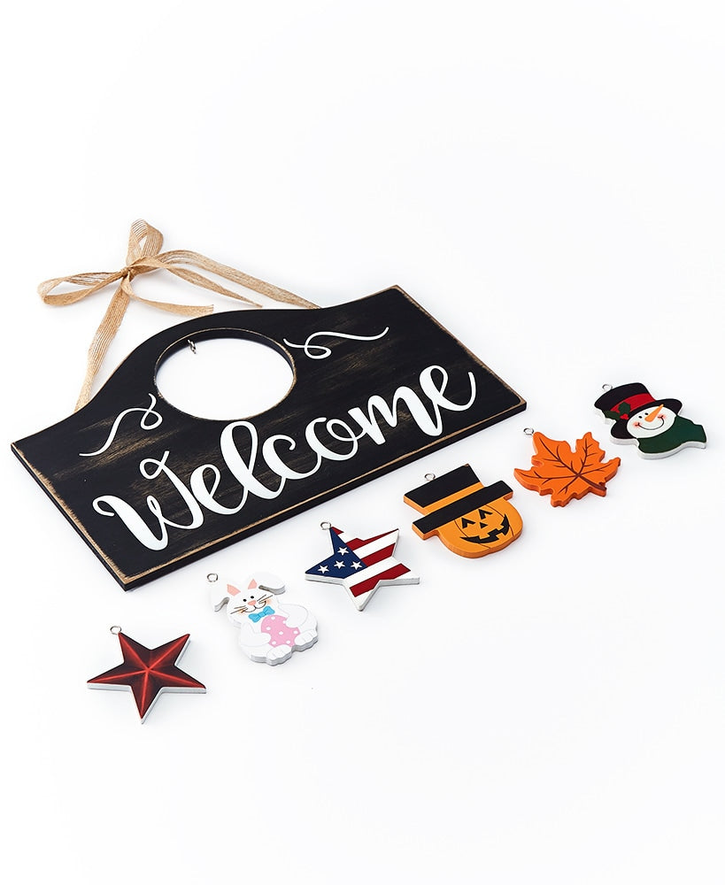 Interchangeable Welcome Sign or Icon Set