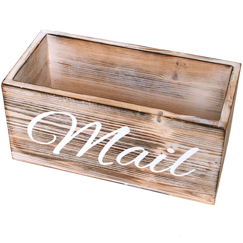 Farmhouse Chic Mail Organizer Box