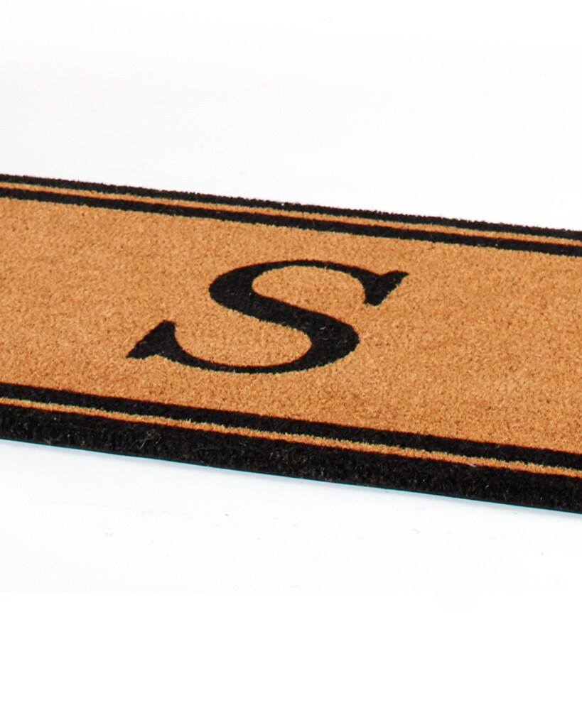 Monogram Estate Coir Doormat Letter A