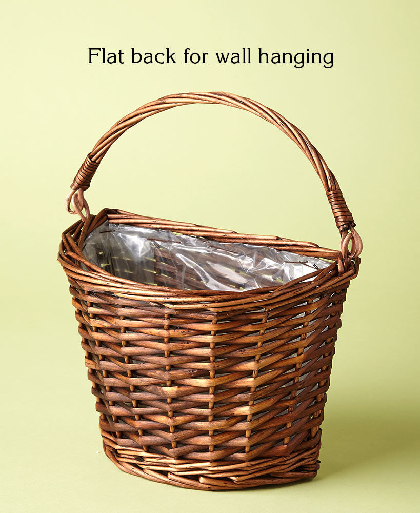 Hanging Wicker Wall Basket
