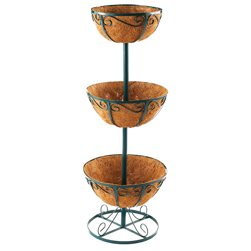 Tiered Planters with Coco Liners
