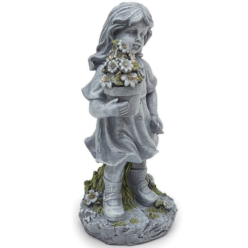 Solar-Lighted Gardening Kids