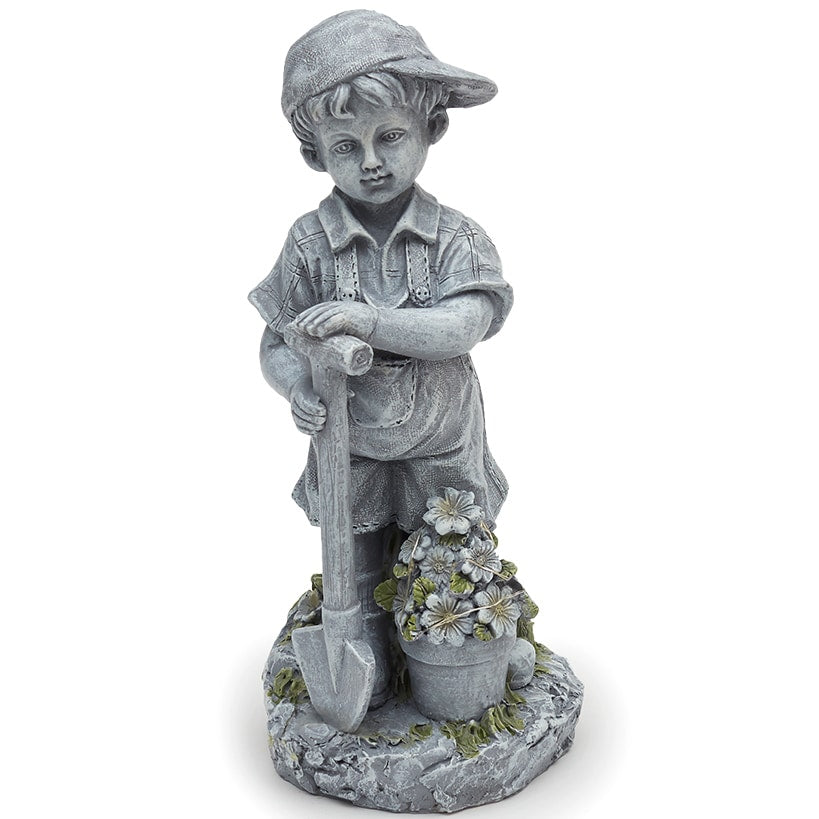 Solar-Lighted Gardening Kids