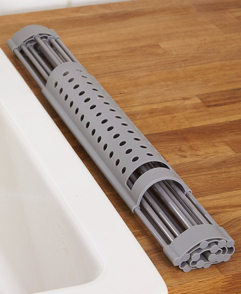 Roll-Up Over-the-Sink Dish Rack