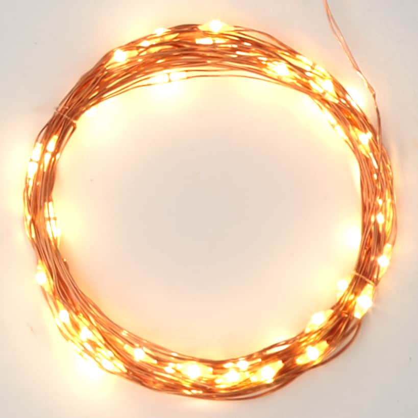 Solar Copper Fairy Lights