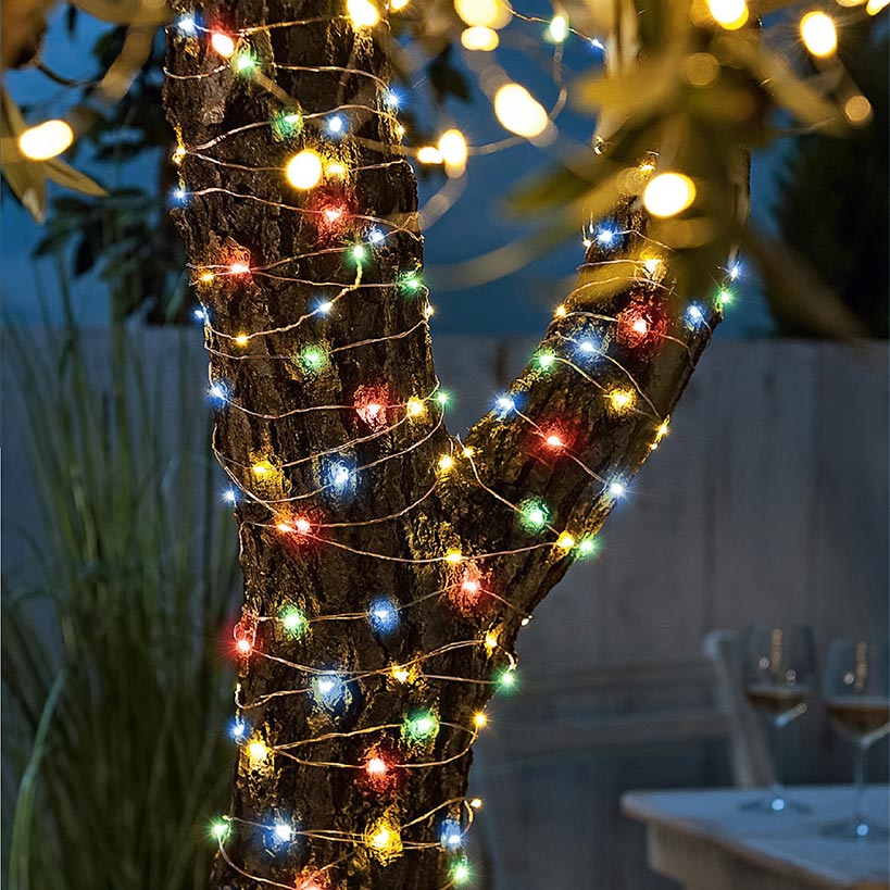 Solar Copper Fairy Lights