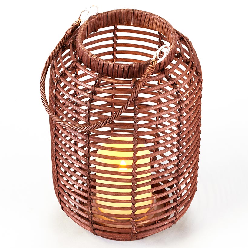 Wicker LED Candle Lanterns