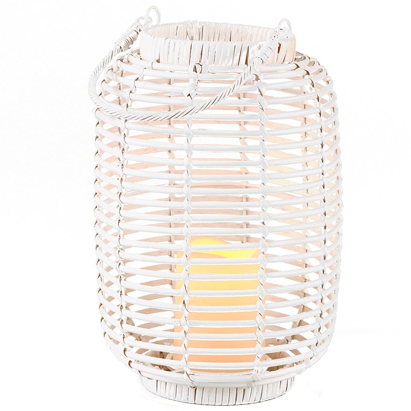 Wicker LED Candle Lanterns