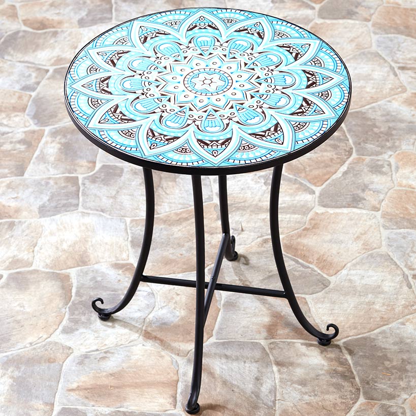 Metal Mosaic Outdoor Chair
