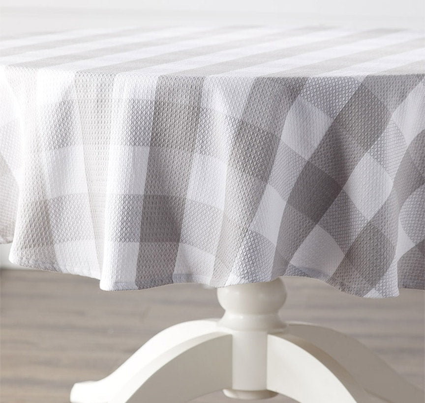 Homespun Cotton Checkered Table Linens