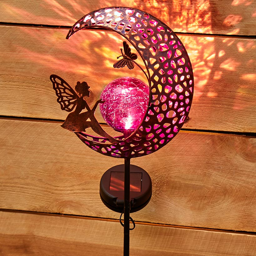 Solar Crescent Moon Fairy Stakes