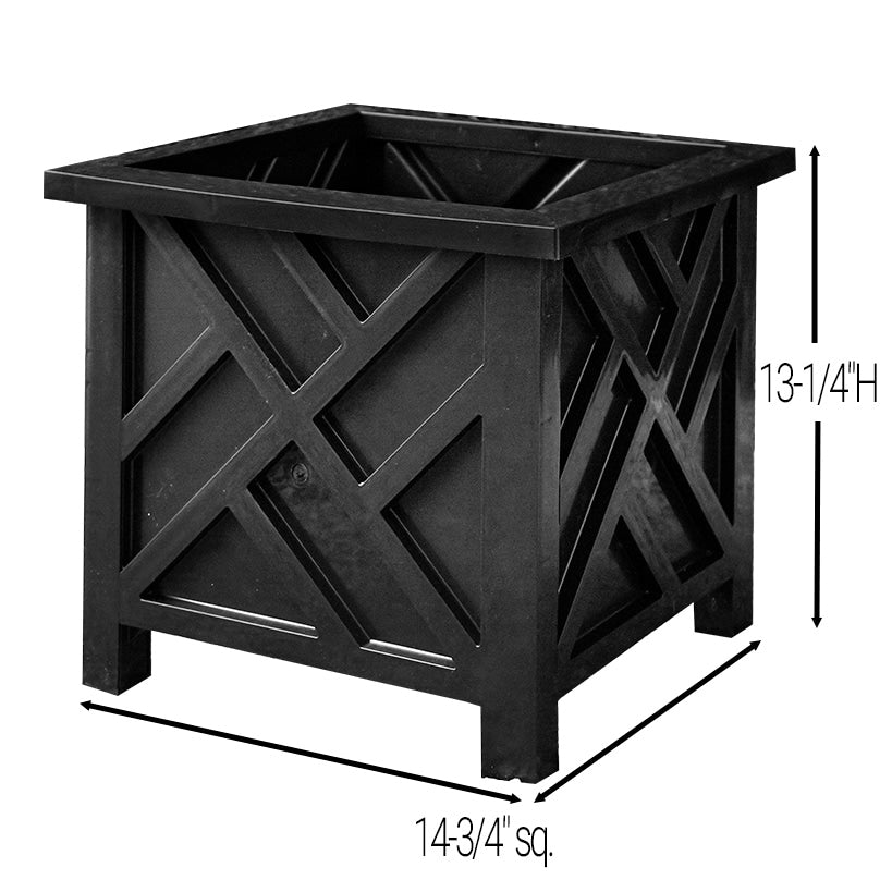 Lattice Design Chippendale Style Planter Box