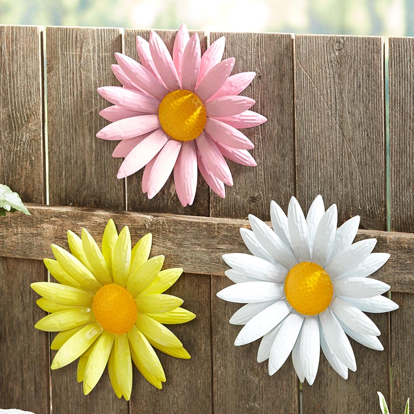 Metal Flower Wall Decor