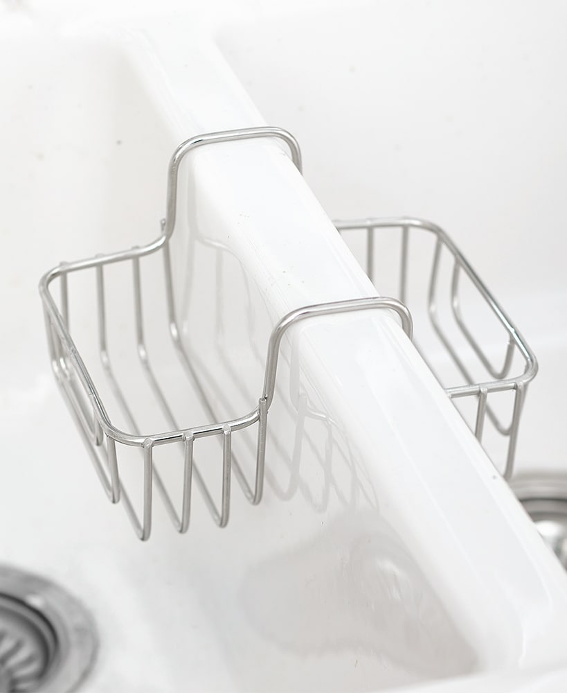 Stainless Steel Double-Sided Sink Rack