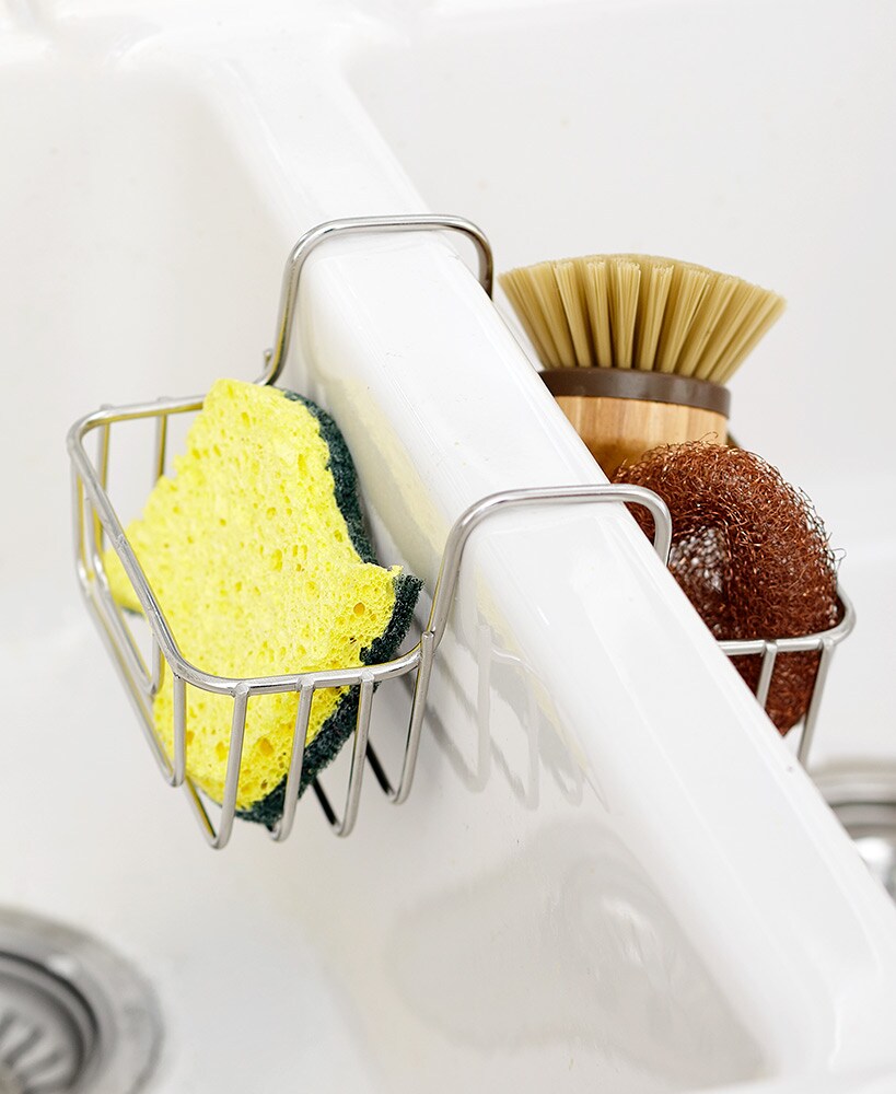 Stainless Steel Double-Sided Sink Rack