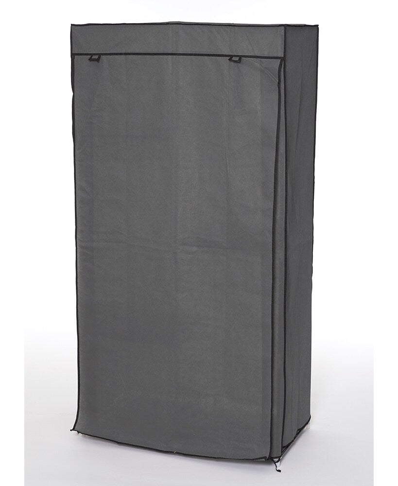 Covered Closet Wardrobe with Shelves