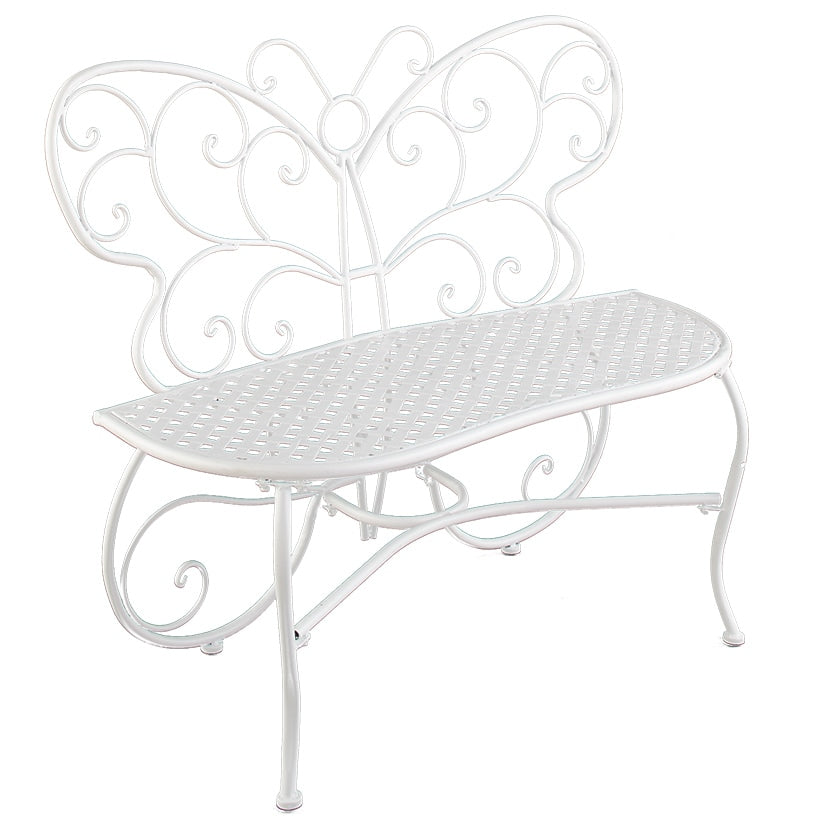 Metal Butterfly Bench