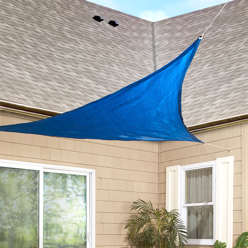 Sail Shades with Solar Lights