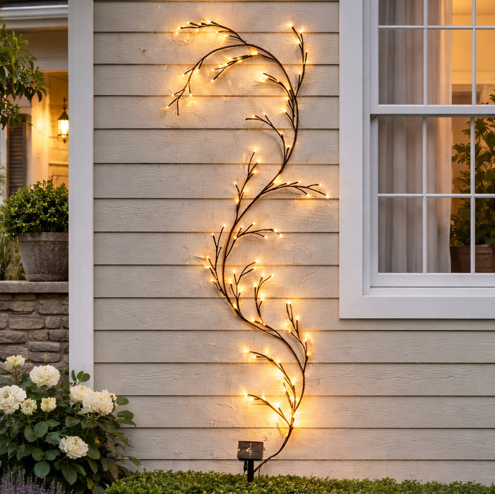 96 LED Ivy Branch Solar Light