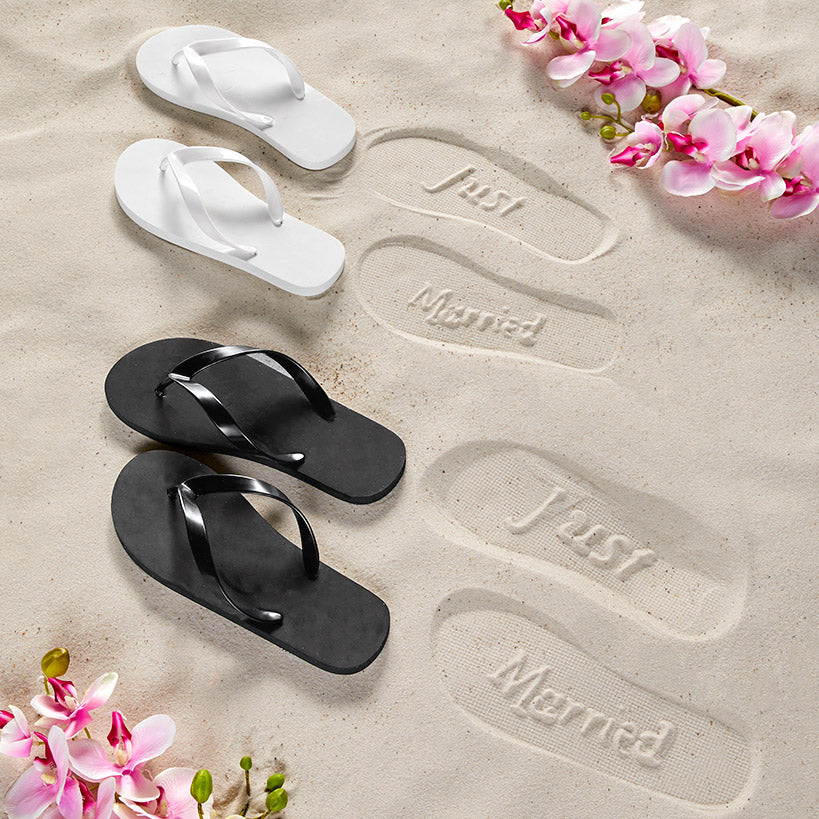 "Just Married" Flip-Flops