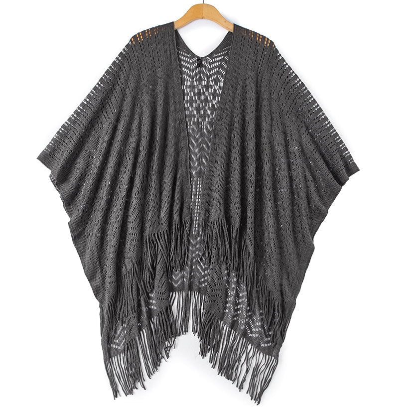 Open Weave Comfort Knit Wraps