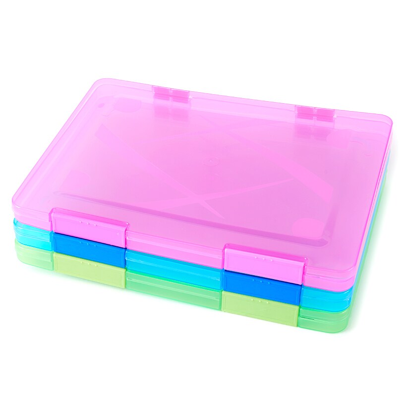 Set of 3 Bright File Cases