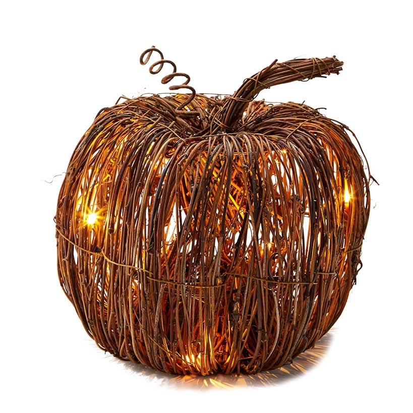 Lighted Pumpkin Grapevine Collection