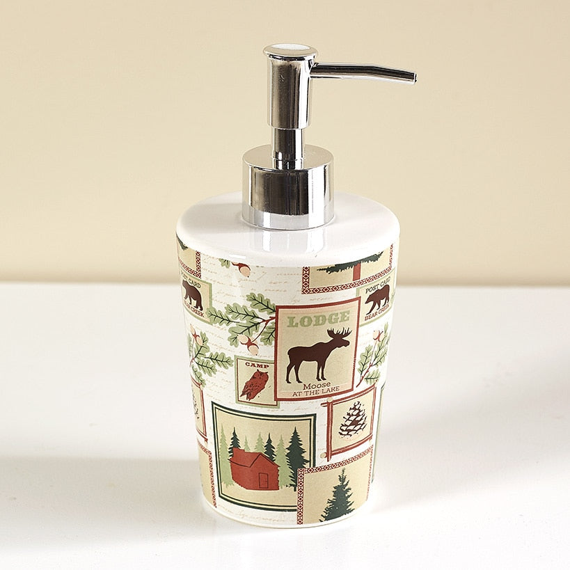 Mountain Lodge Bathroom Toothbrush Holder