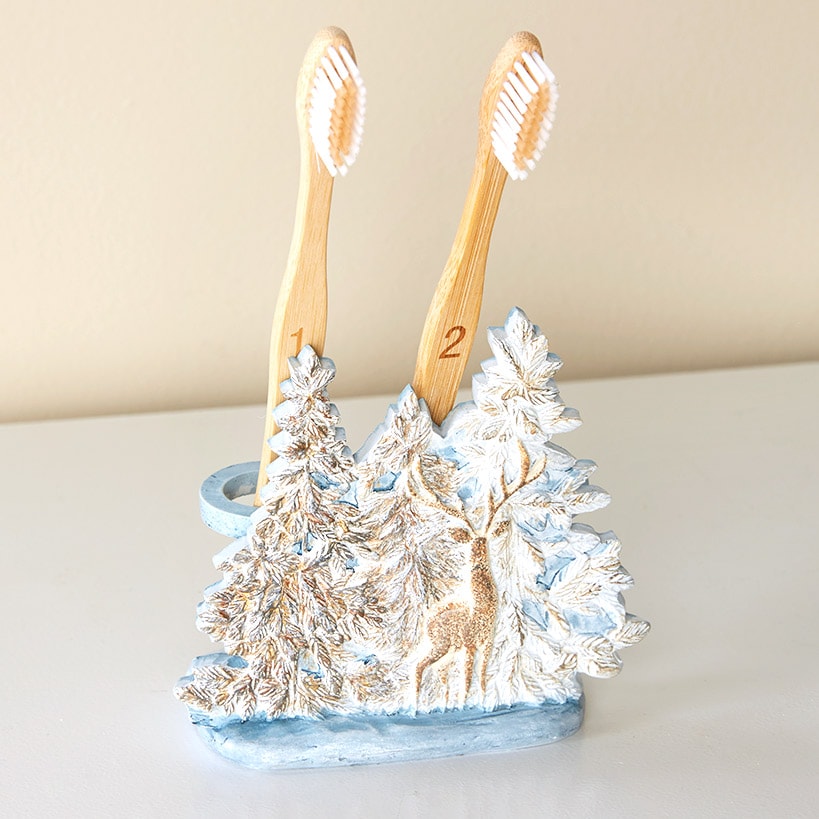 Winter Wonderland Toothbrush Holder or Valance