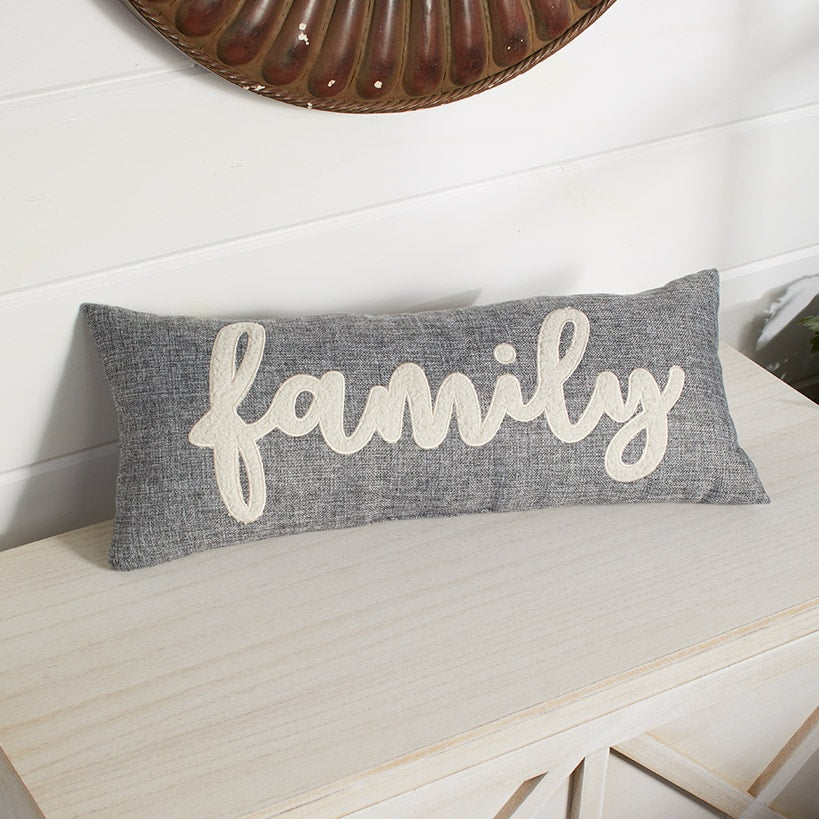 Burlap Appliqué Accent Pillows