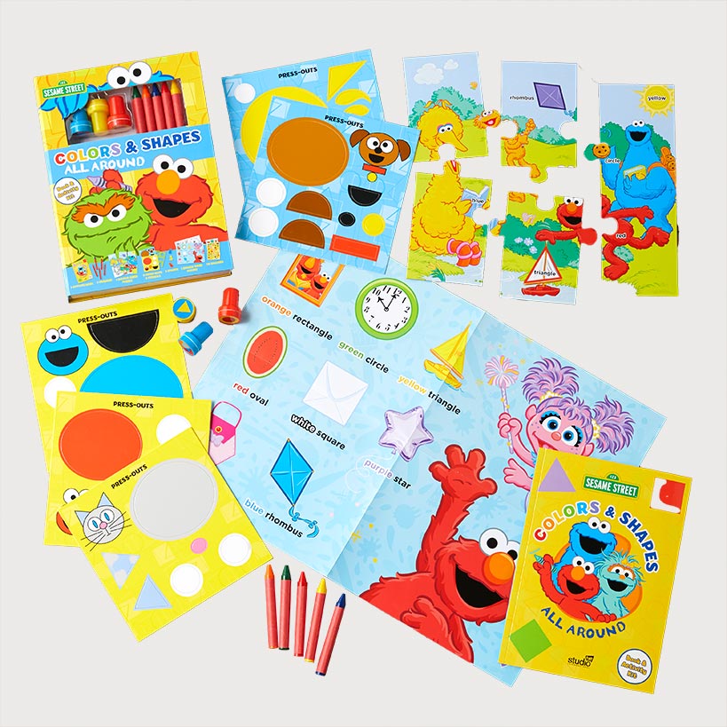 Sesame Street Colors & Shapes All Around