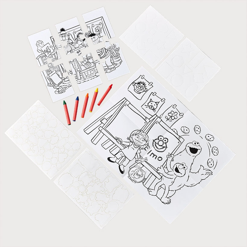 Sesame Street Colors & Shapes All Around