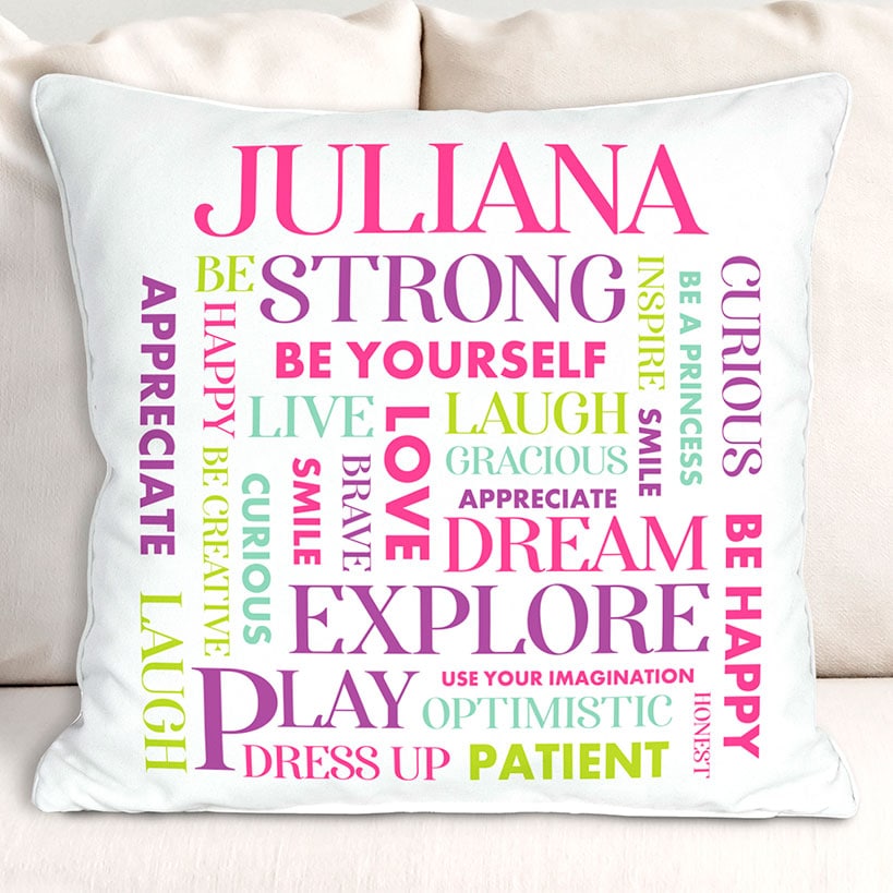 Personalized Kids' Inspirational Sherpa Throws or Pillows