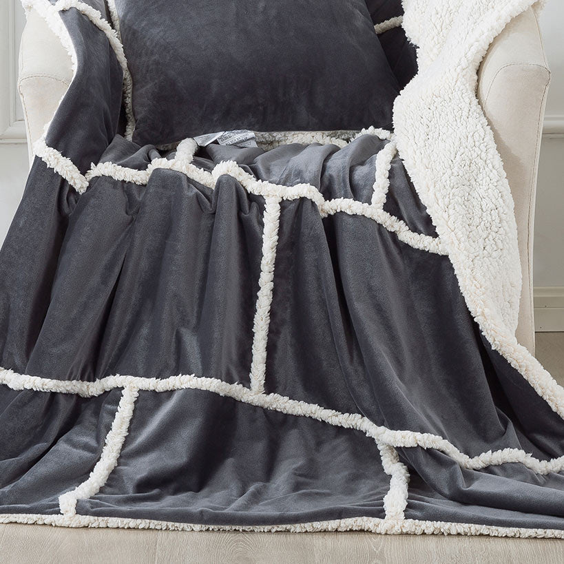 Plush Sherpa Accent Pillow