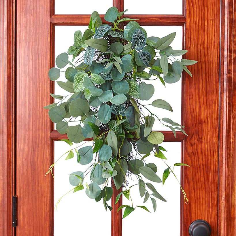 Lush Mixed Faux Eucalyptus Home Accents