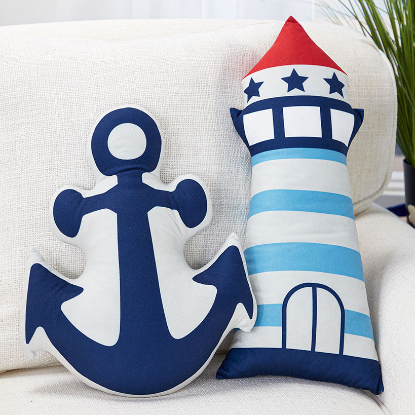 Nautical Shaped Accent Pillows