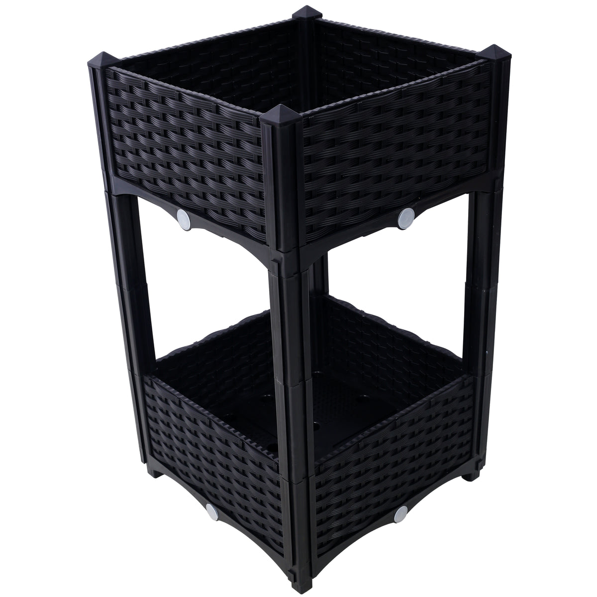 Planter Raised Beds - Elevated Planter Garden Box with Drainage Plug Raised Garden Beds for Vegetable/Flower/Herb Outdoor Standing Planter Beds Gardening Kit,Black,15.7"x15.7"x27.7"
Downloads: 0
P - image 5