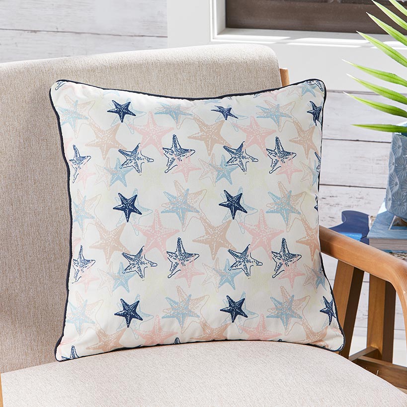 Starfish Accent Pillow