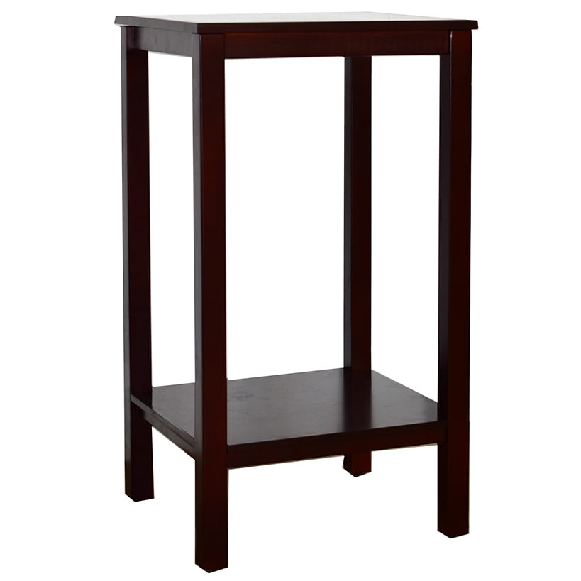 Modern Accent Wooden Side Table - Black or Brown