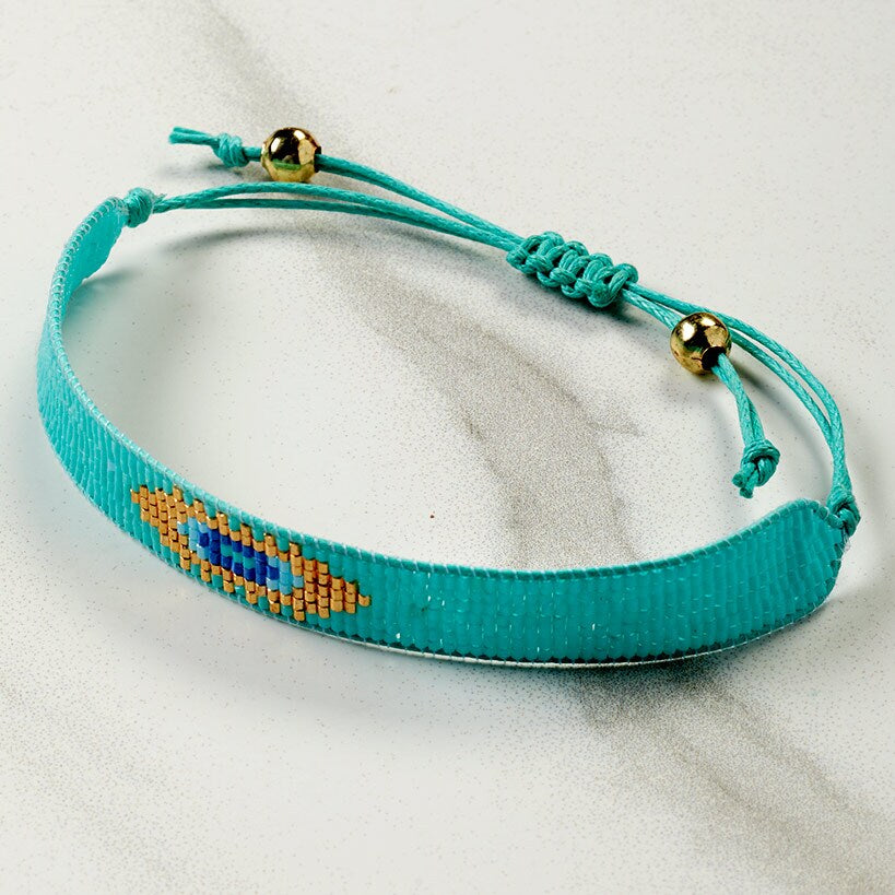 Turquoise Fringe Beaded Jewelry