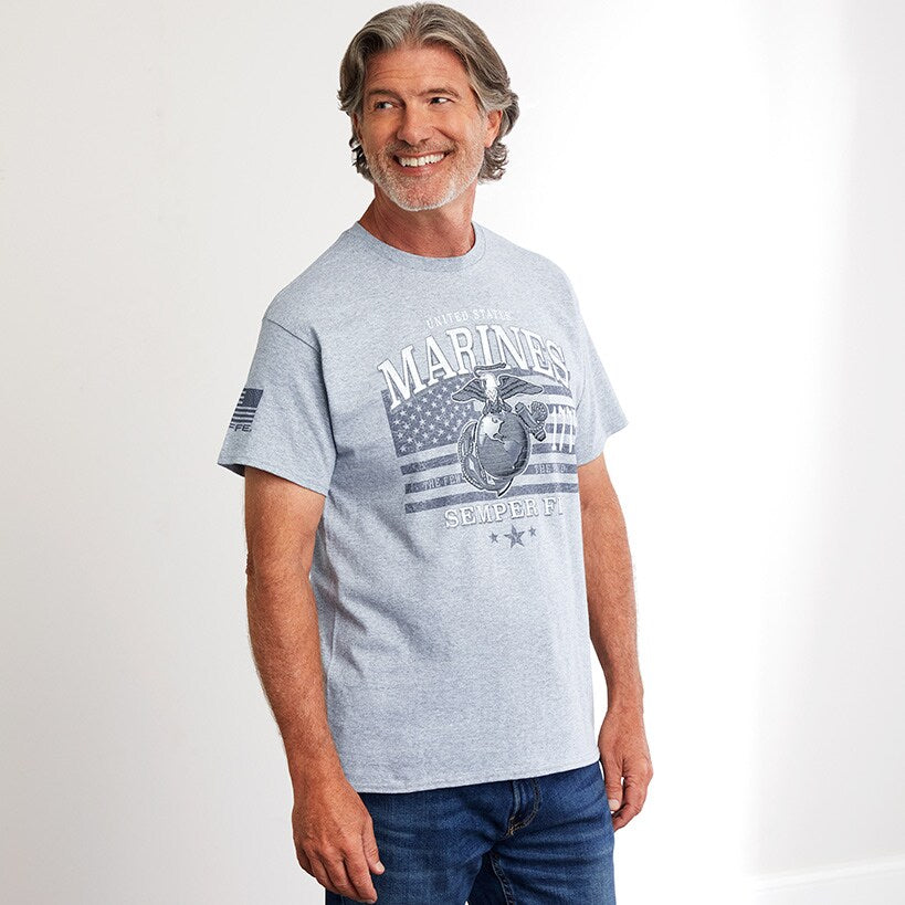 Men's U.S. Marines Short Sleeve Graphic T-Shirt