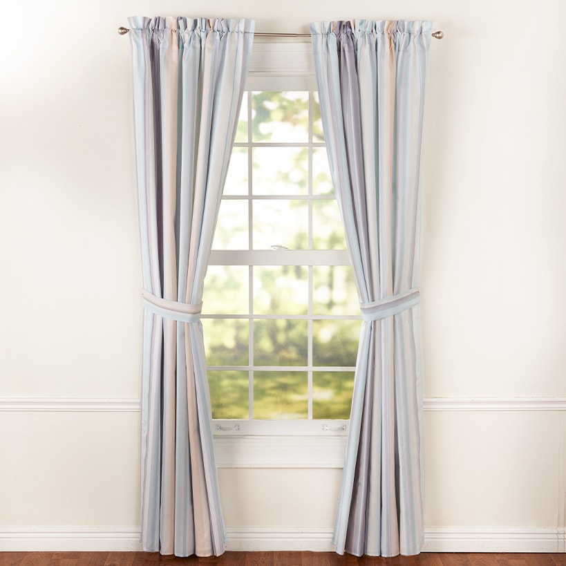 Aidan Striped Window Valance or Accent Pillow