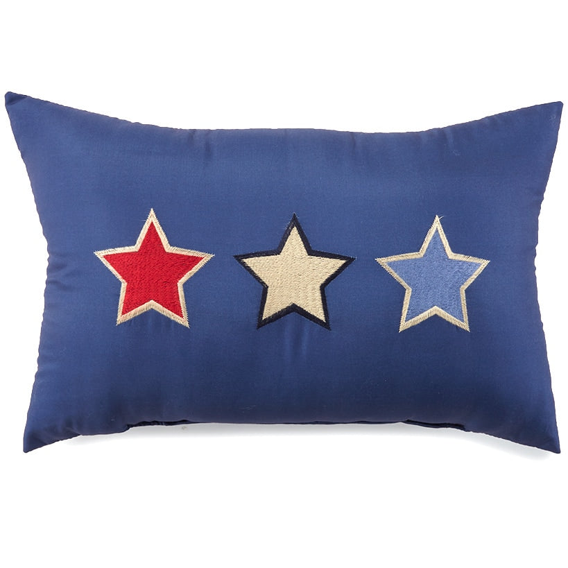 Americana Plaid Star Sham