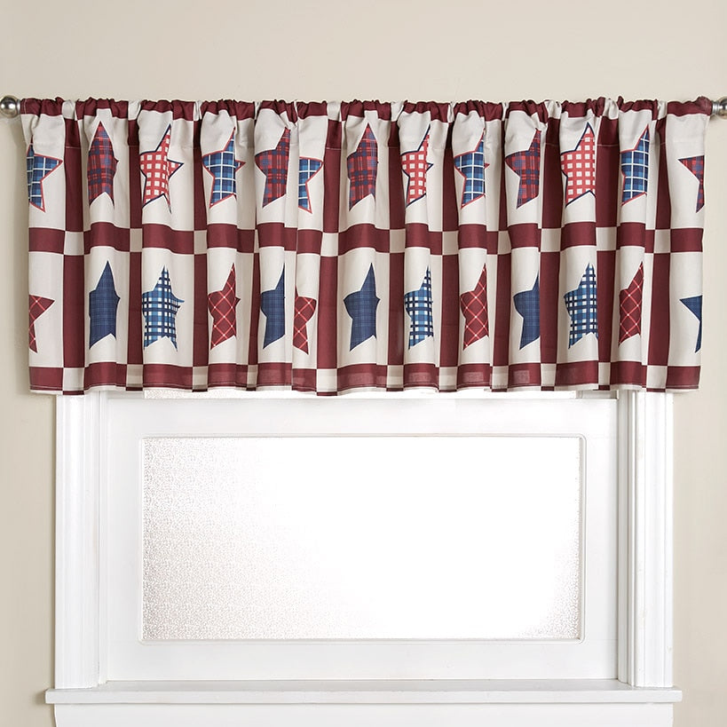 Americana Plaid Star Bath Collection