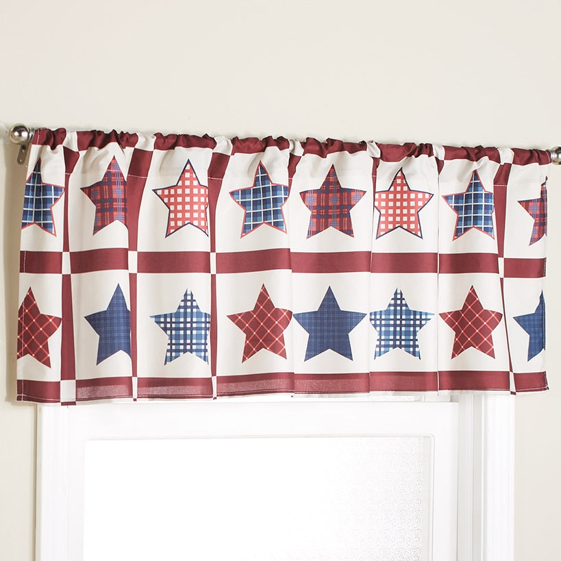 Americana Plaid Star Bath Collection